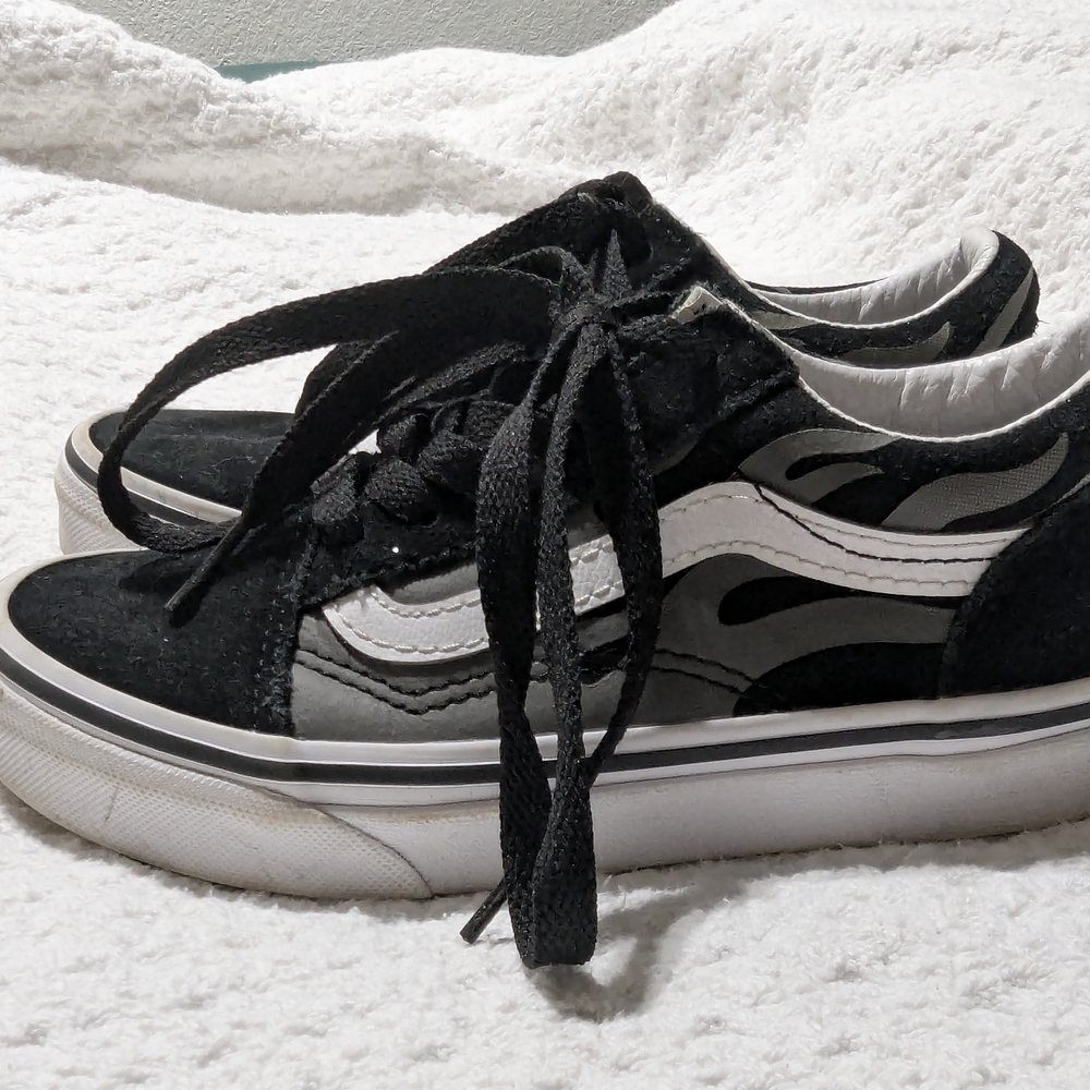 Vans Black and White Sneakers